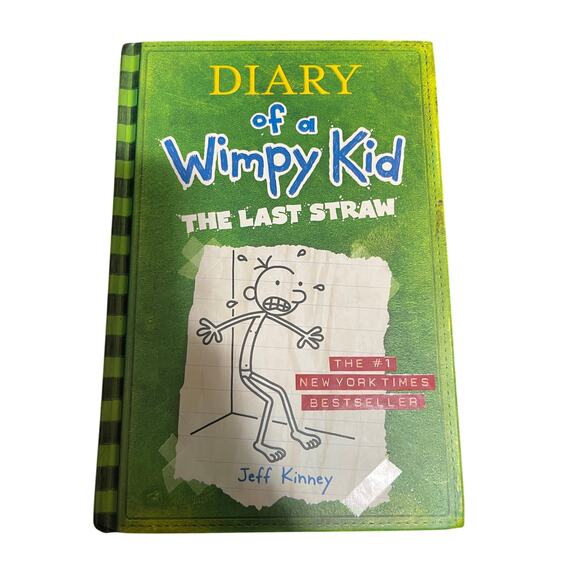 Diary of a Wimpy Kid - The Last Straw - Hardcover - VERY GOOD - Jeff Kinney - Picture 1 of 6